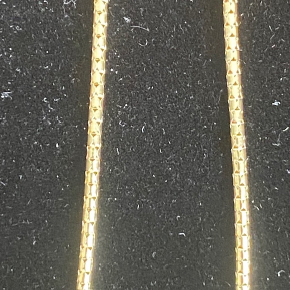 14K Stamped MGJ Yellow Gold David Star Merkaba Star Pendant & Chain 20" - Picture 7 of 7